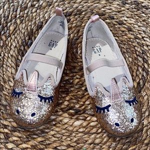 Unicorn Shoes with Gold Shimmer by Gap